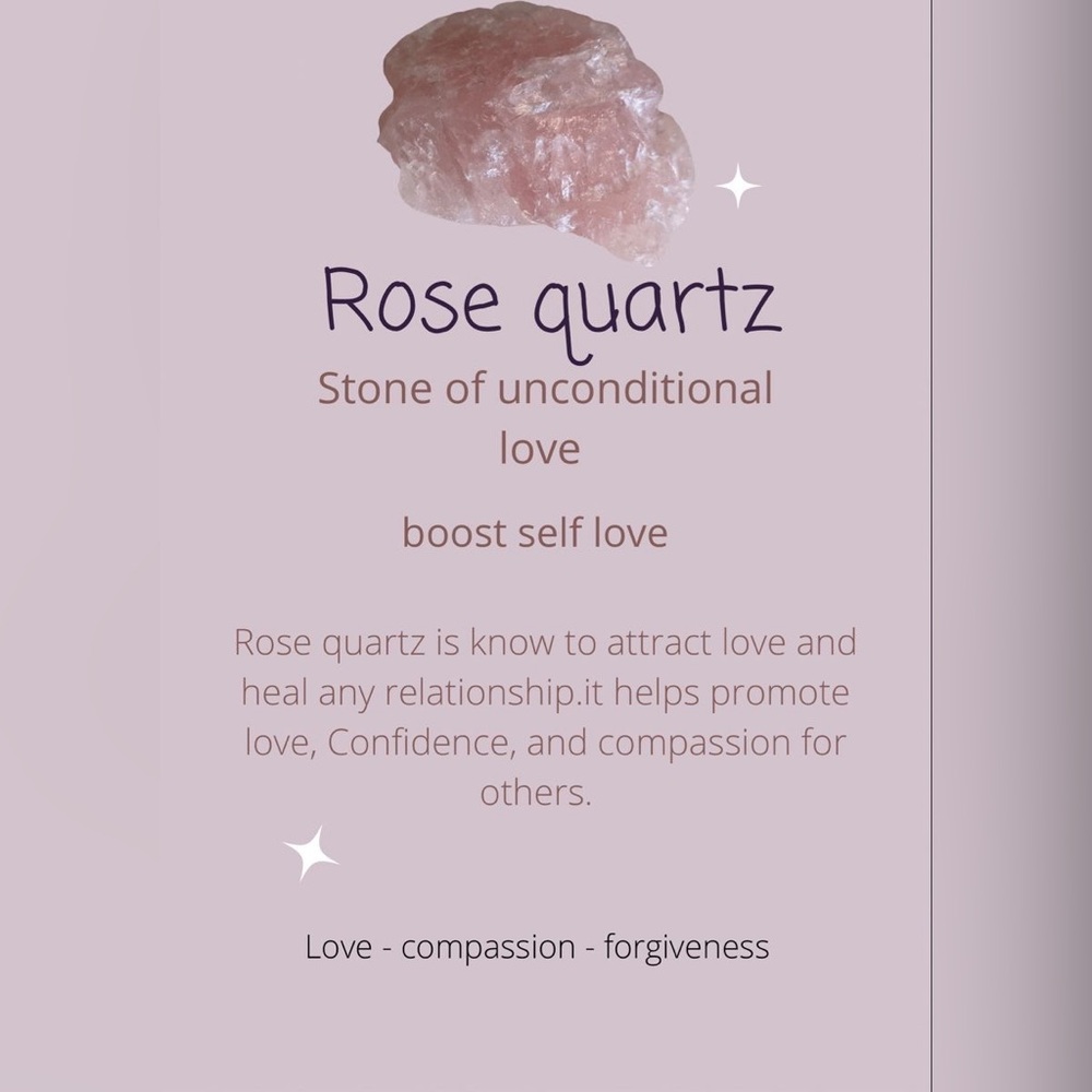 Self love crystal tea light candle - Picture 4 of 5